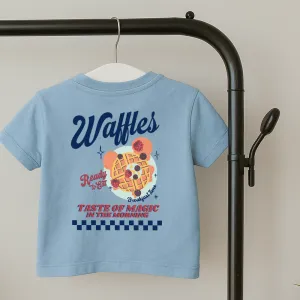 Magical Waffles Kids Front & Back Graphic T-Shirt girls pajamas promo