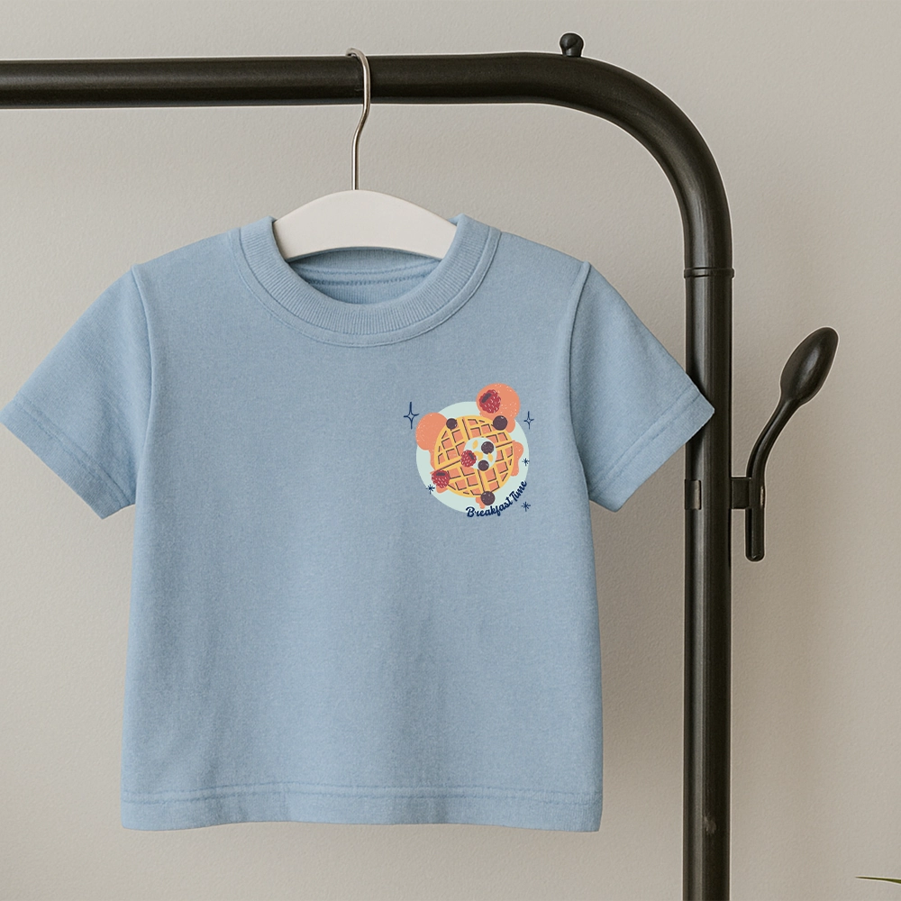 Magical Waffles Kids Front & Back Graphic T-Shirt