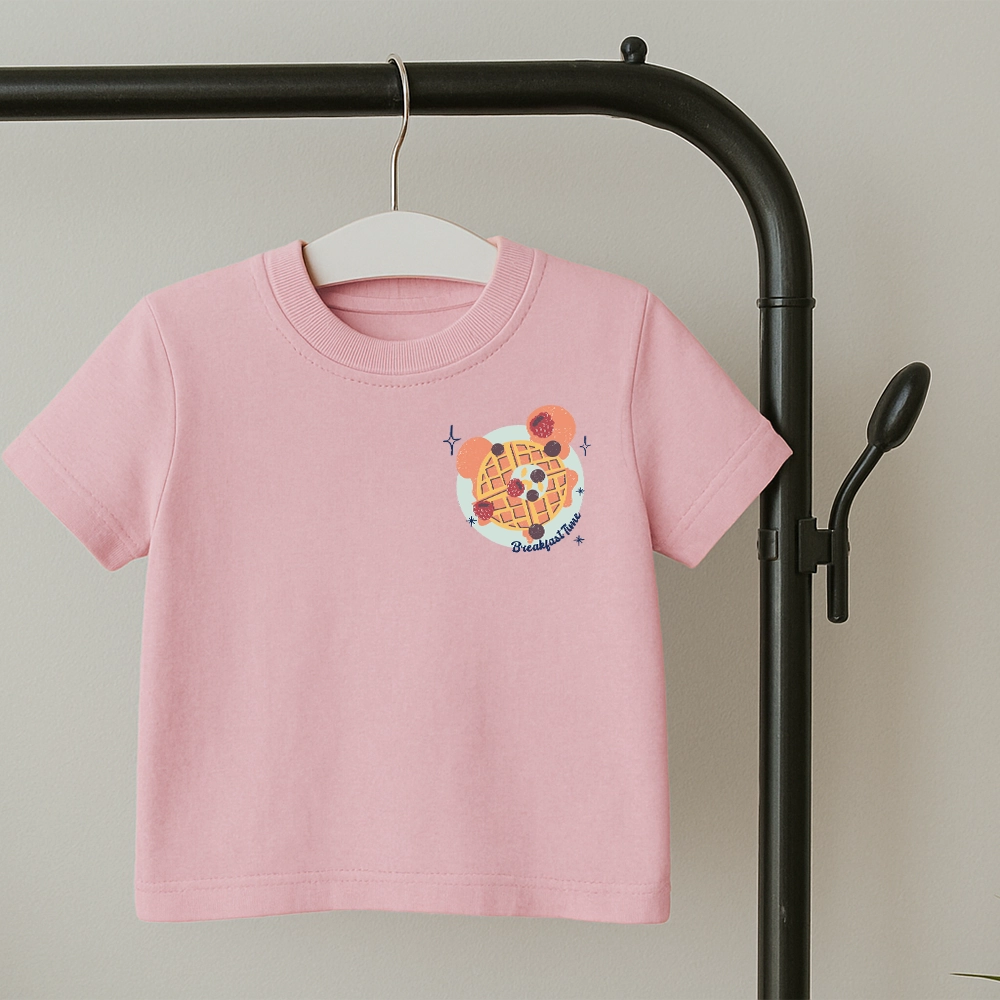 Magical Waffles Kids Front & Back Graphic T-Shirt