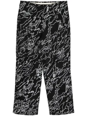 Maha Basquiat Cargo Trousers cheap bottoms online shop