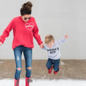 Mama & Mama's Boy Mum & Kid Matching Sweaters (MRK X) maternity wear outlet