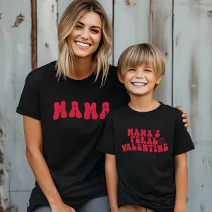 Mama & Mama's Feral Valentine Matching Black T-Shirts boys apparel promo code