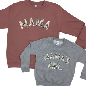 Mama & Mama's Girl Floral Matching Sweatshirts nursing tops best deals