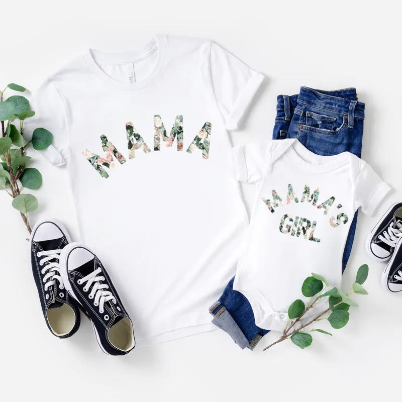 Mama & Mama's Girl Floral Matching T-Shirts/Vest (MRK X) maternity leggings online