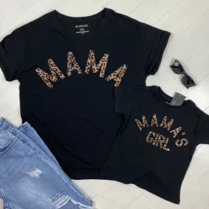 Mama & Mama's Girl Leopard T-Shirts nursing tops best deals