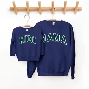 Mama & Mini Essential Varsity Matching Sweatshirts nursing tops best deals