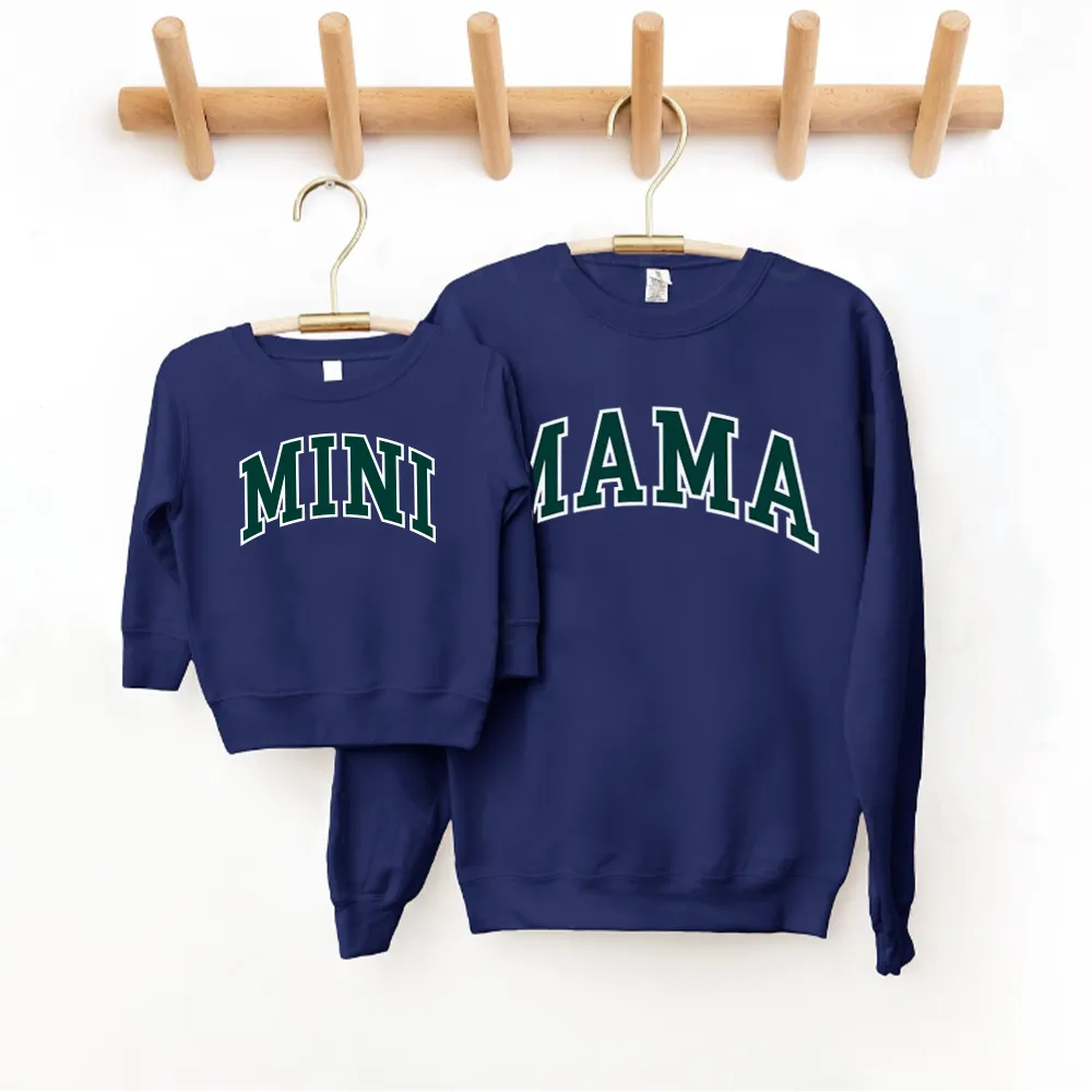 Mama & Mini Essential Varsity Matching Sweatshirts nursing tops best deals