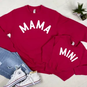 Mama & Mini Mum & Kid Matching Sweatshirts (MRK X) breastfeeding tops cheap