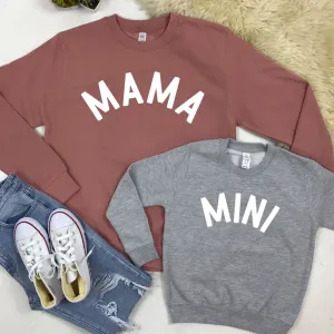 Mama & Mini Mum & Kid Matching Sweatshirts (MRK X) breastfeeding tops cheap