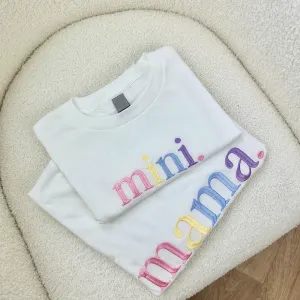 Mama & Mini Pastel Embroidered White T-shirts nursing tops best deals