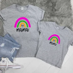 Mama & Mini Rainbow Matching Tees (MRK X) nursing tops best deals