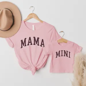 Mama & Mini Spring Varsity Matching Spirit T-Shirts maternity leggings online
