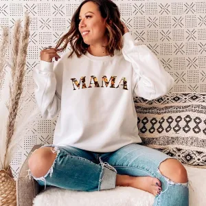 Mama Autumn Floral Print Sweatshirt postpartum clothes sale