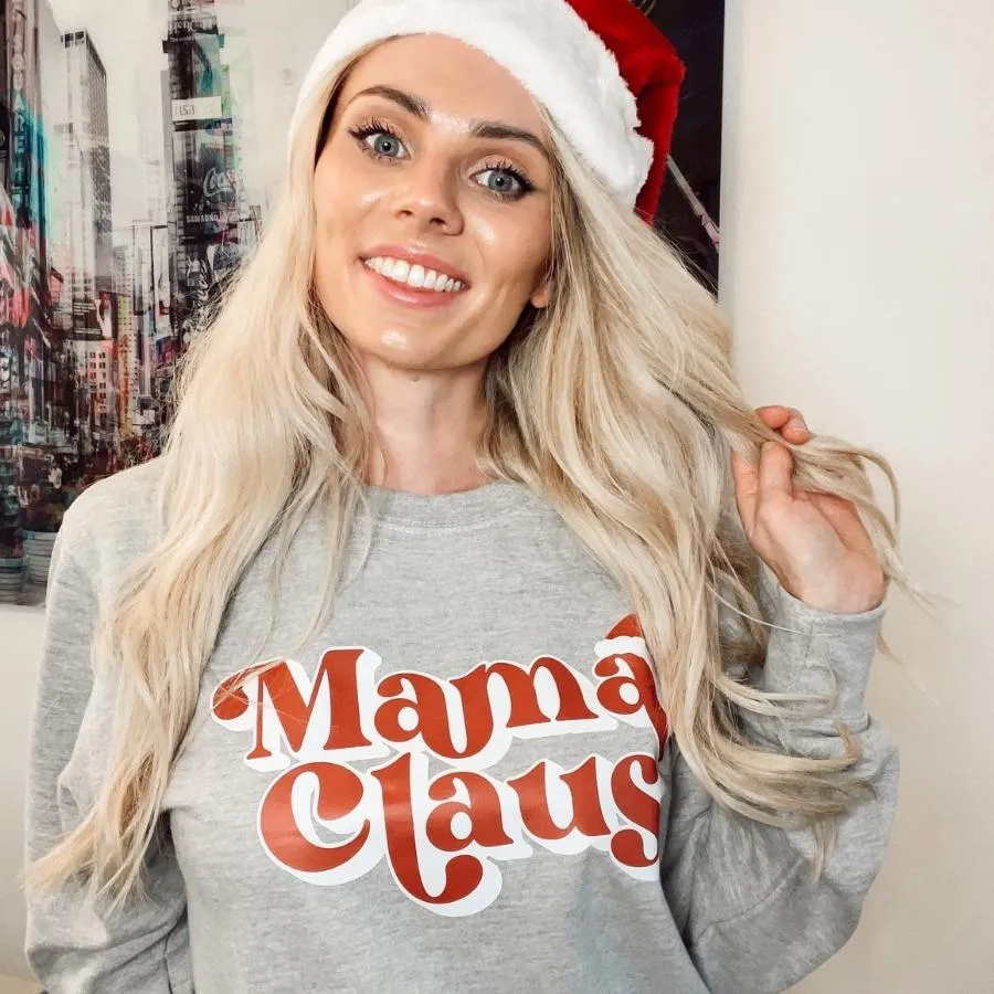 Mama Claus Sweatshirt (MRK X) mum jeans promo