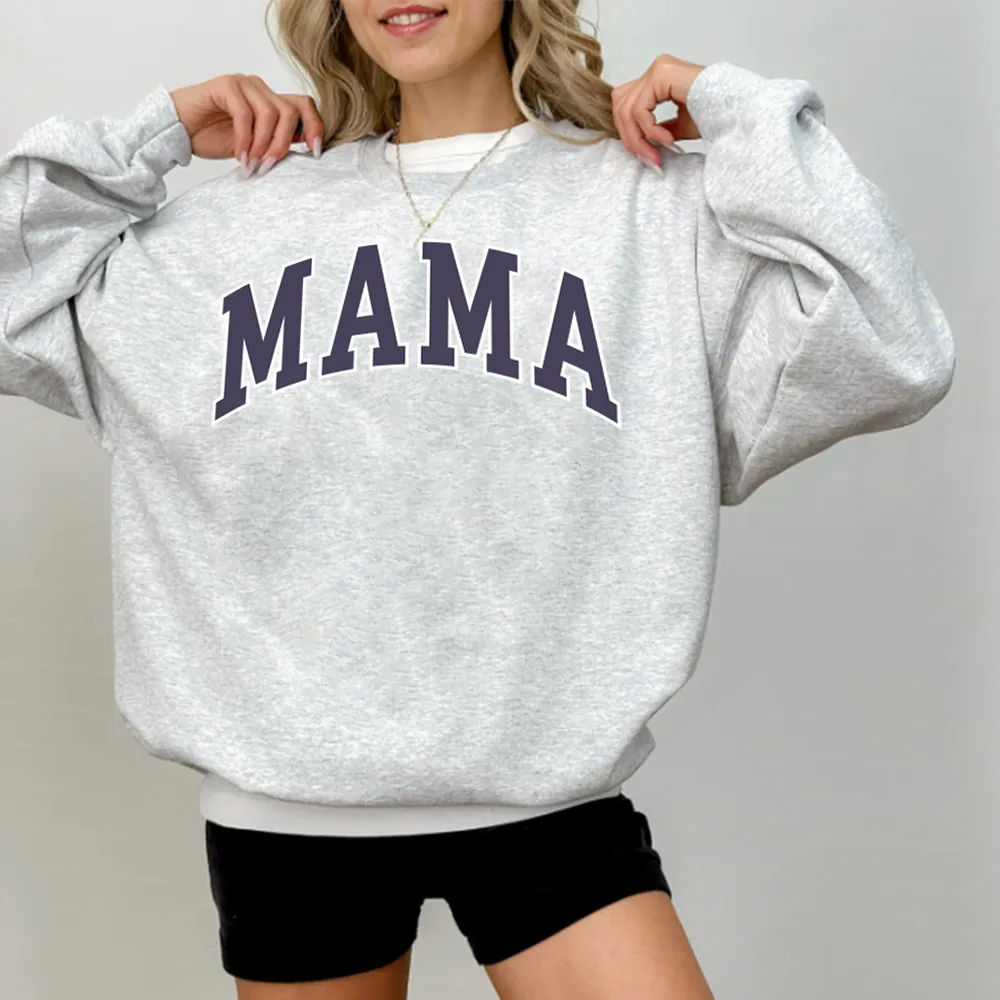 Mama Core Varsity Neutrals Women's Sweatshirt
