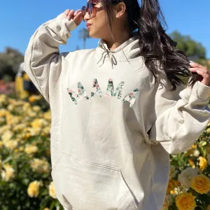 Mama Floral Print Hoodie postpartum clothes sale
