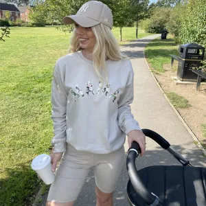Mama Floral Print Sweatshirt postpartum clothes sale