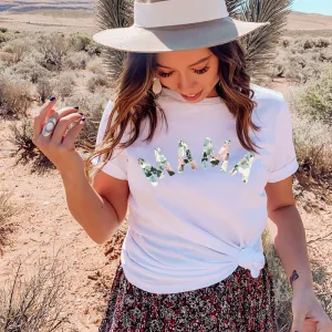 Mama Floral Summer T-Shirt (MRK X) mum blouses clearance