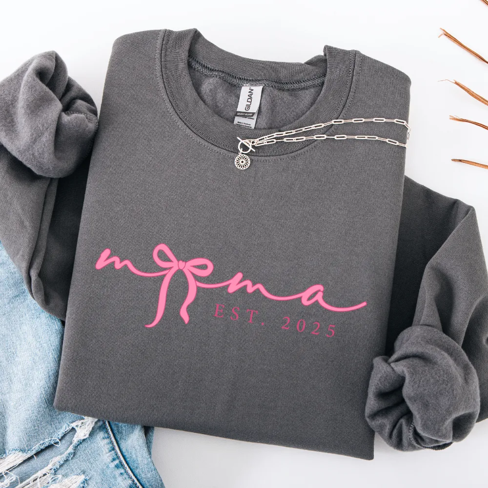Mama In A Bow Year Established Sweatshirt pregnancy jeans best price