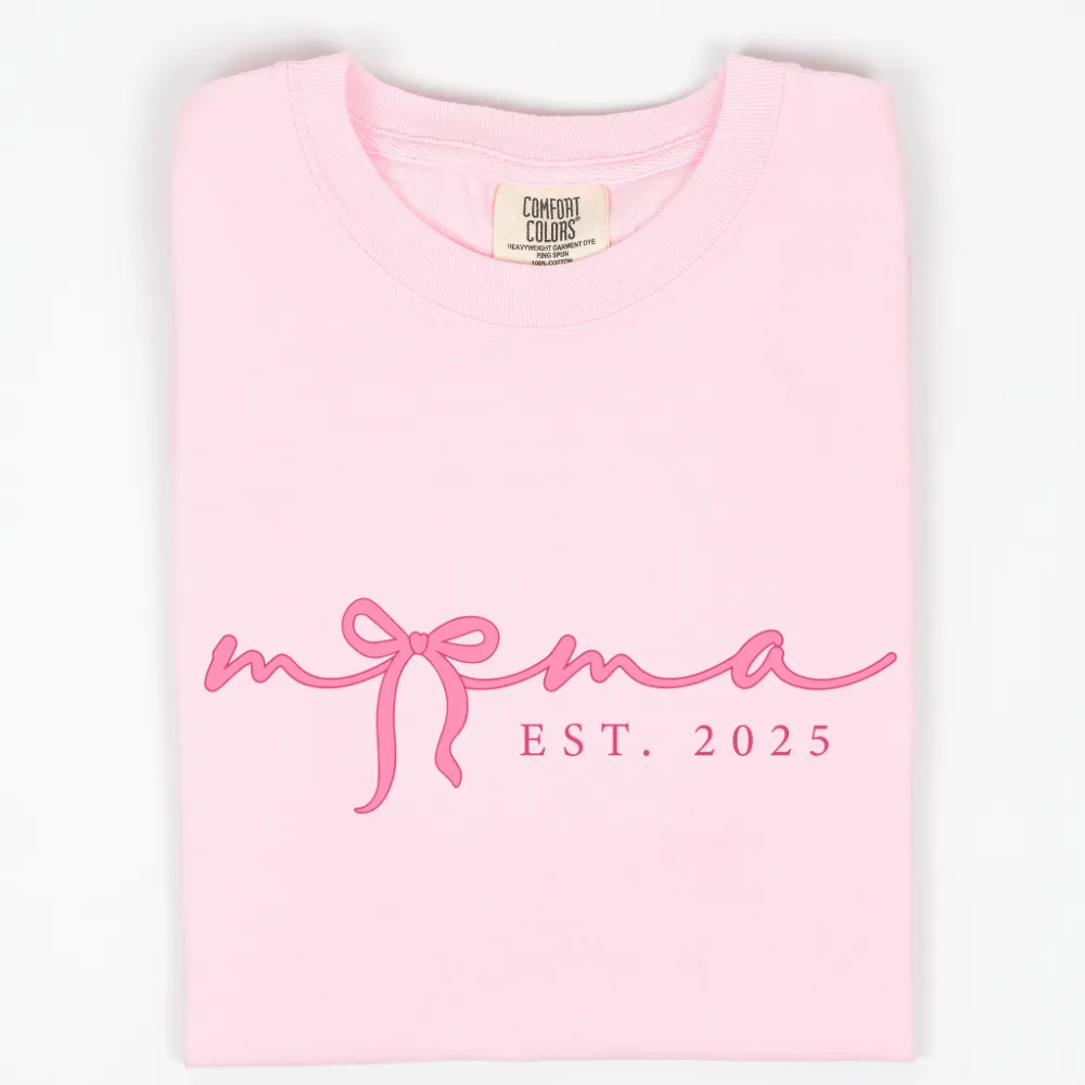 Mama In A Bow Year Established T-Shirt pregnancy jeans best price