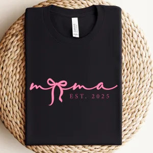 Mama In A Bow Year Established T-Shirt girls clothes cheap