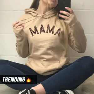 Mama Leopard Hoodie 00 (MRK X) mum jeans promo