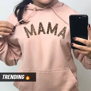 Mama Leopard Hoodie 00 (MRK X) mum jeans promo