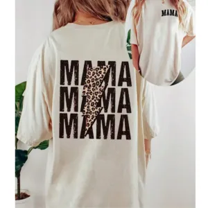 Mama Lightning Leopard Heavy Oversized T-Shirt pregnancy jeans best price