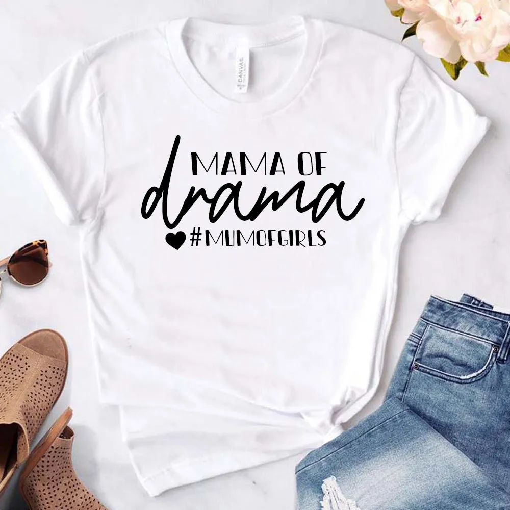 Mama Of Drama T-Shirt (MRK X) mum blouses clearance