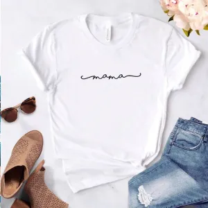 Mama Script Retro Tee (MRK X) mum blouses clearance