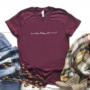 Mama Script Retro Tee (MRK X) mum blouses clearance