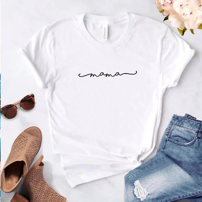 Mama Script Retro Tee (MRK X) mum blouses clearance