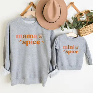 Mama Spice & Mini Spice Autumn Matching Sweatshirts pregnancy clothes clearance
