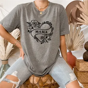 Mama Tattoo Heart T-Shirt maternity dresses promo