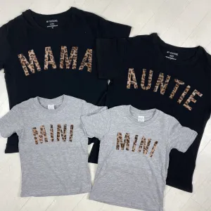 Mama/Auntie & Mini Matching T-Shirts (MRK X) maternity leggings online