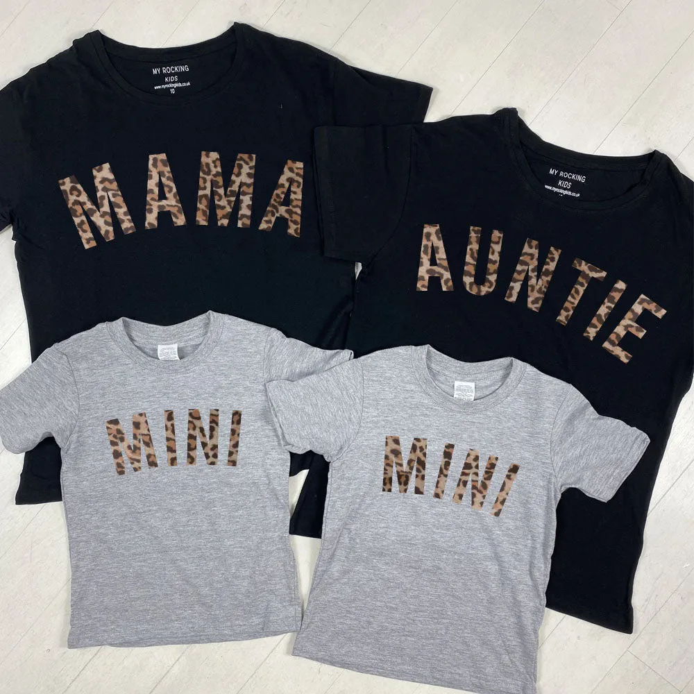 Mama/Auntie & Mini Matching T-Shirts (MRK X) maternity leggings online