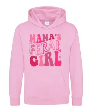 Mama's Feral Girl Hoodie girls skirts clearance