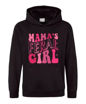 Mama's Feral Girl Hoodie girls skirts clearance