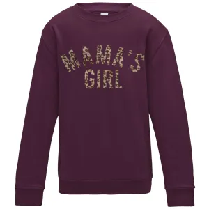 Mama's Girl Leopard Sweatshirts (MRK X) maternity wear outlet