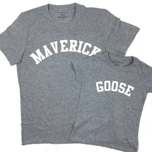 Maverick & Goose Matching Grey T-Shirts dads clothes cheap
