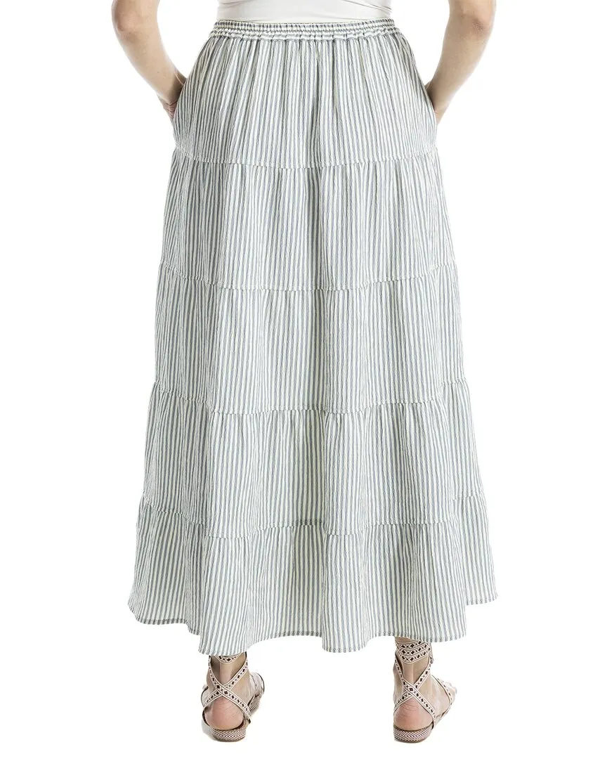 Max Studio Tiered Maxi Skirt