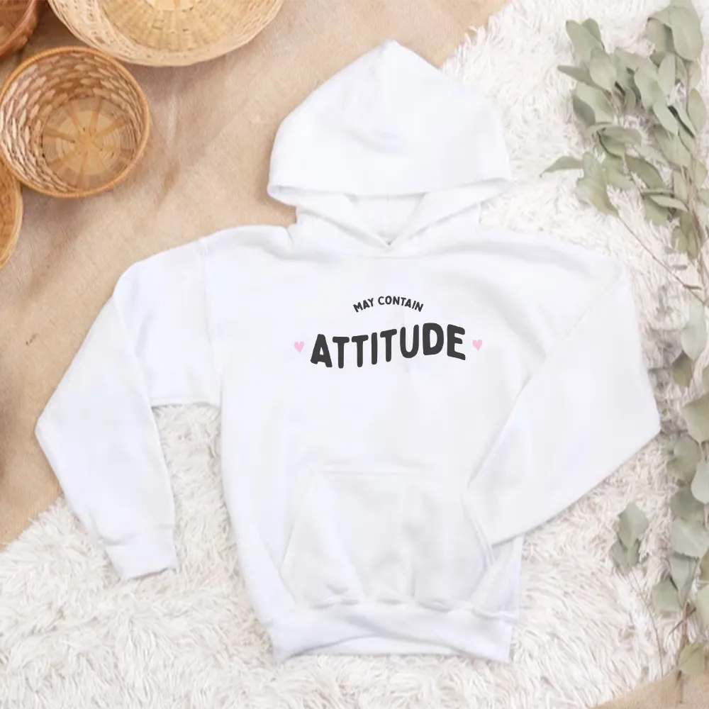 May Contain Attitude Kids Hoodie girls skirts clearance