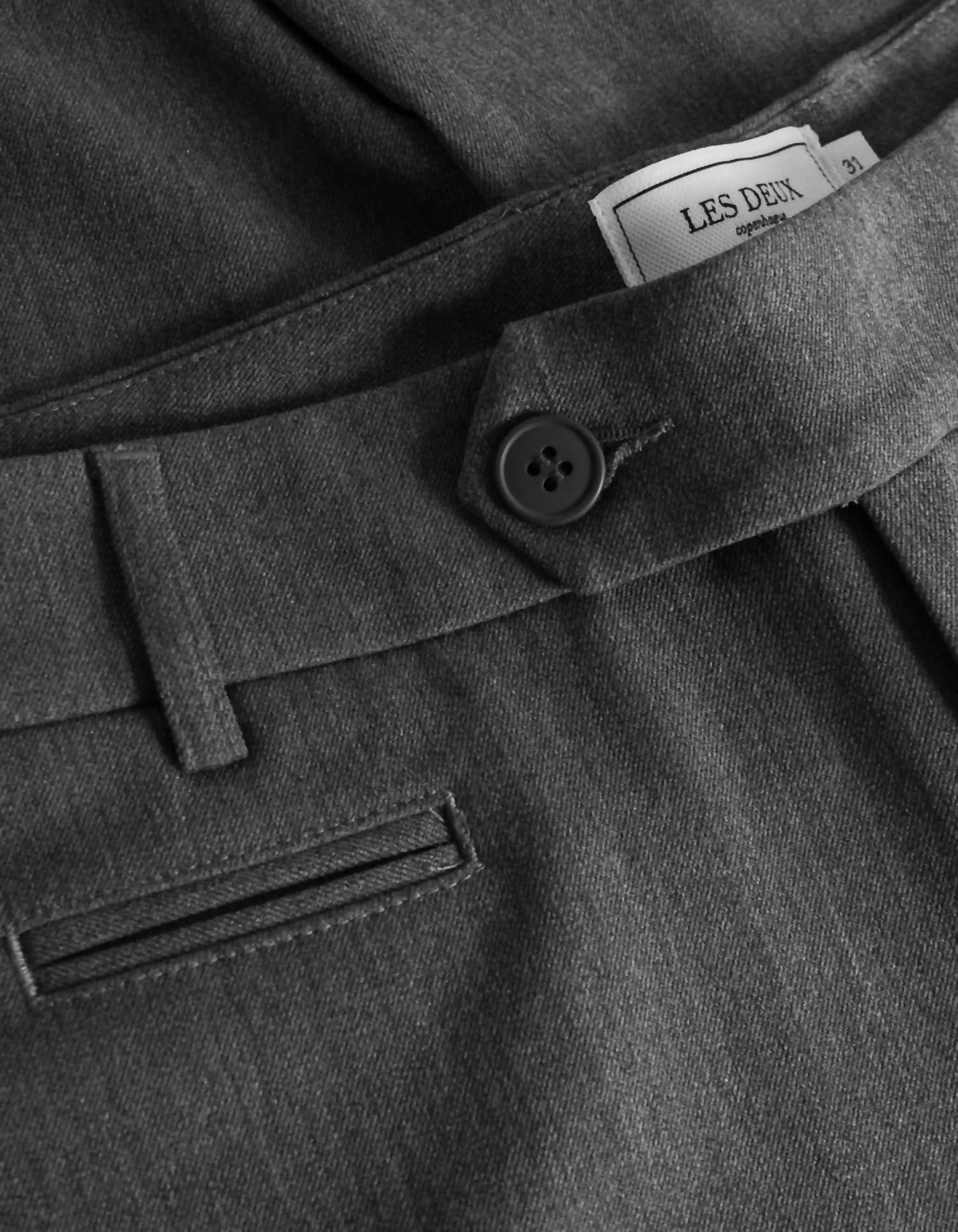 Men's Como Suit Pants In Grey Melange