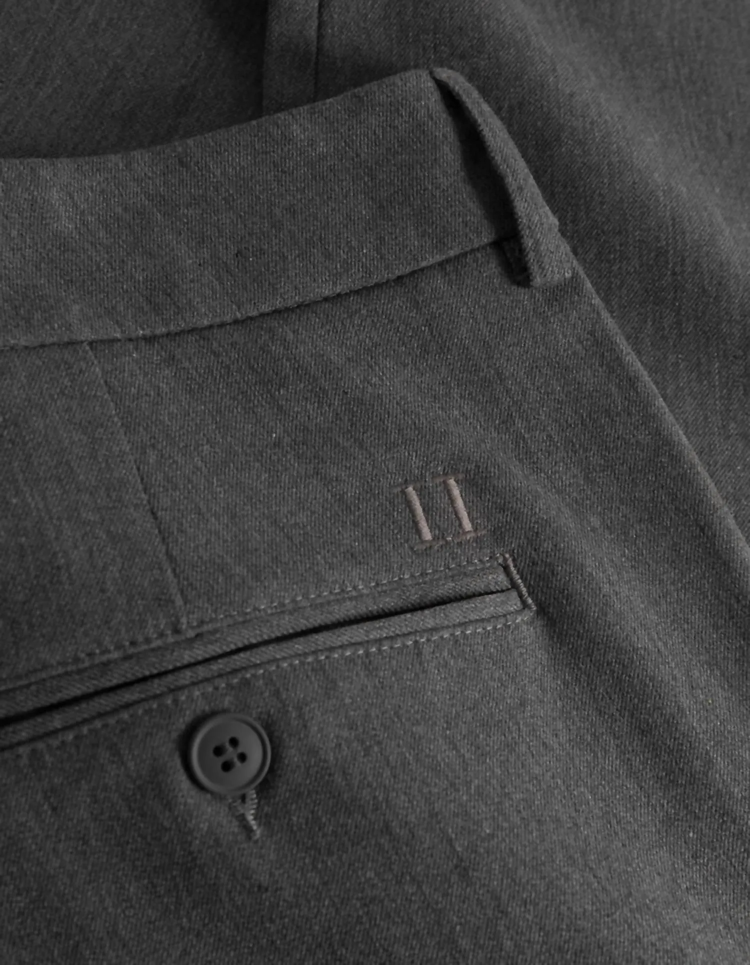 Men's Como Suit Pants In Grey Melange