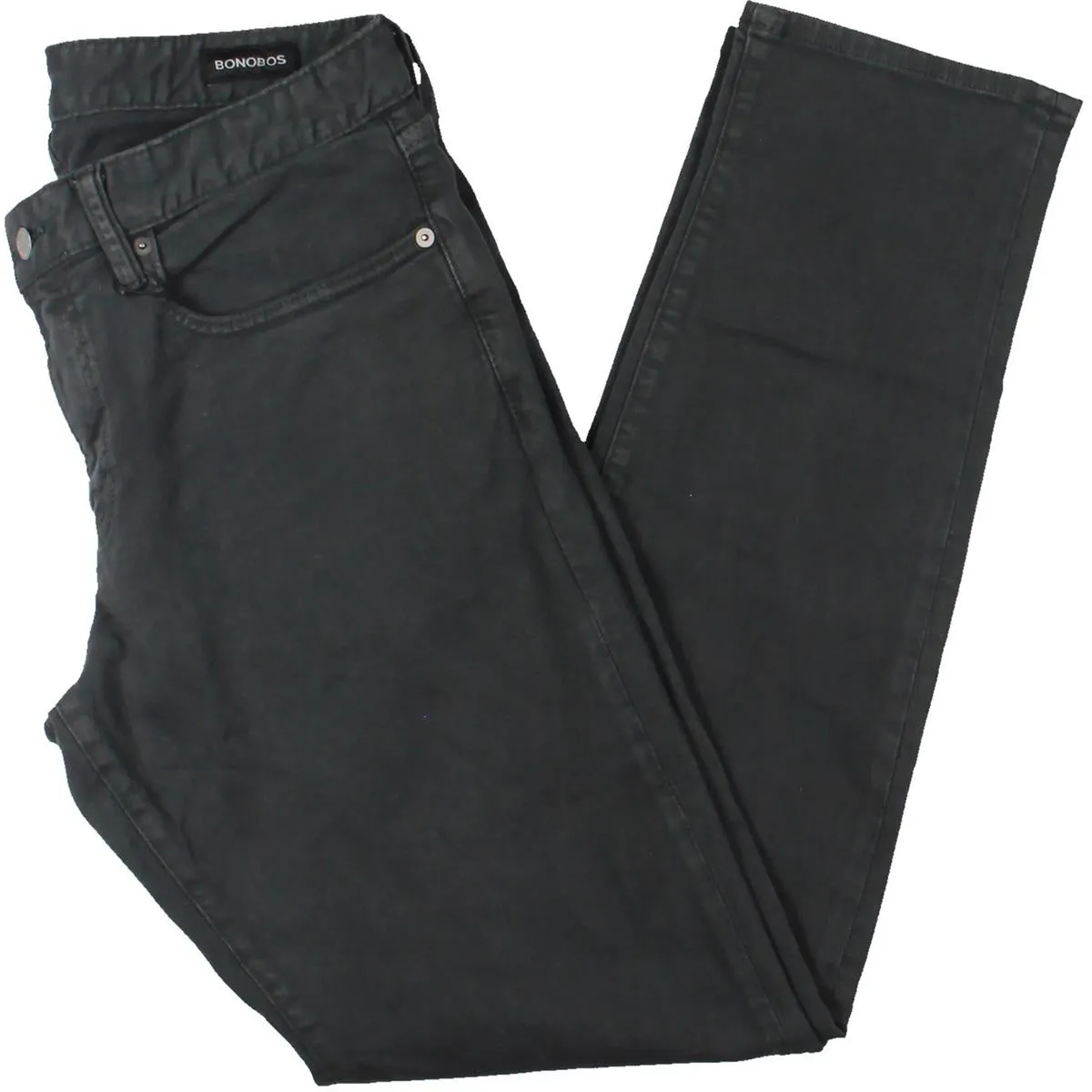 Mens Denim Casual Straight Leg Pants