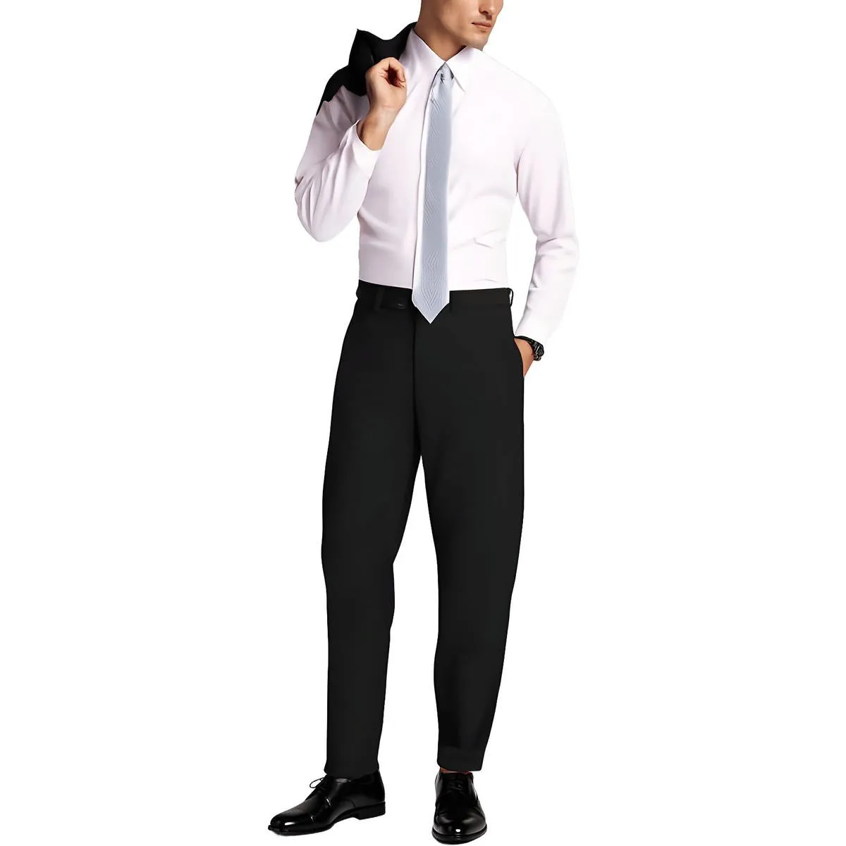 Mens Polyester Dress Pants