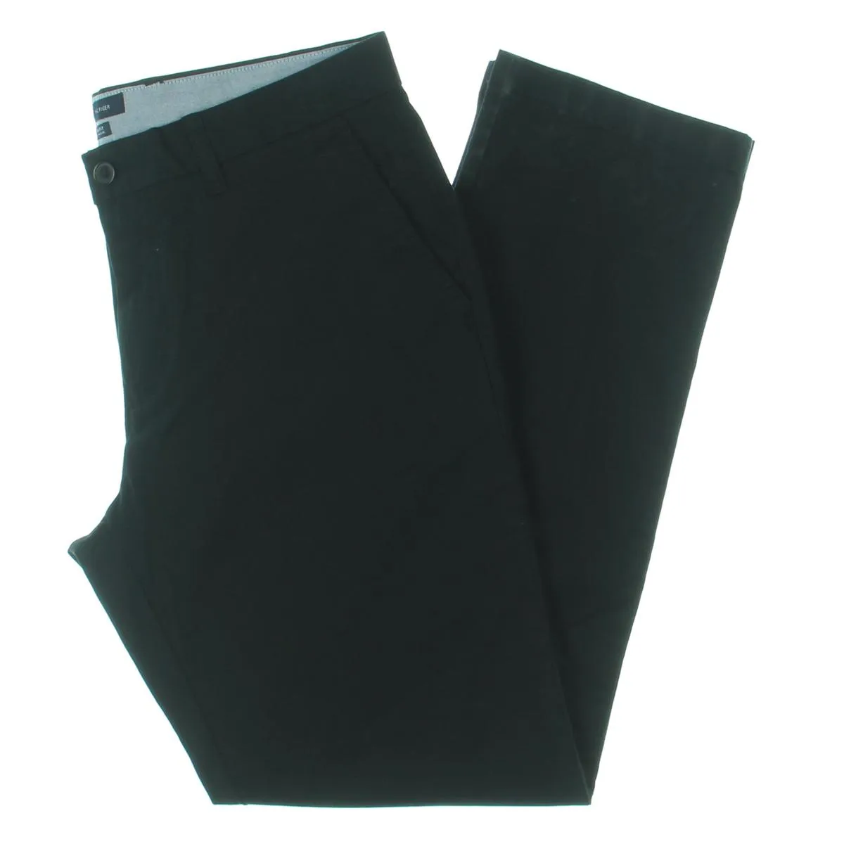 Mens Solid Cotton Dress Pants