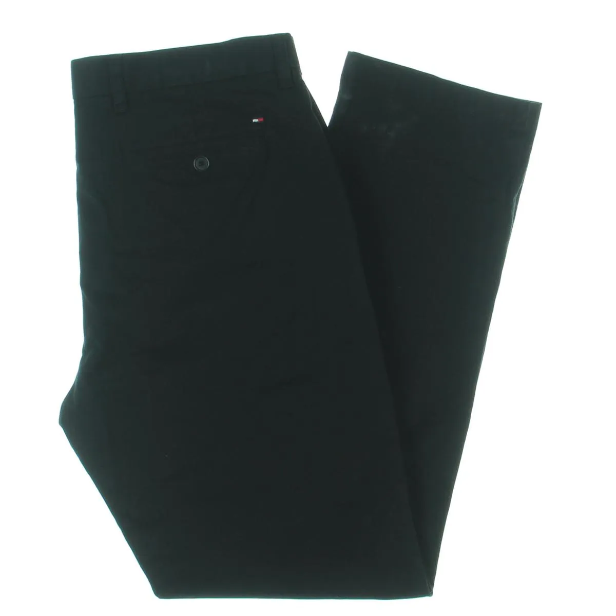 Mens Solid Cotton Dress Pants
