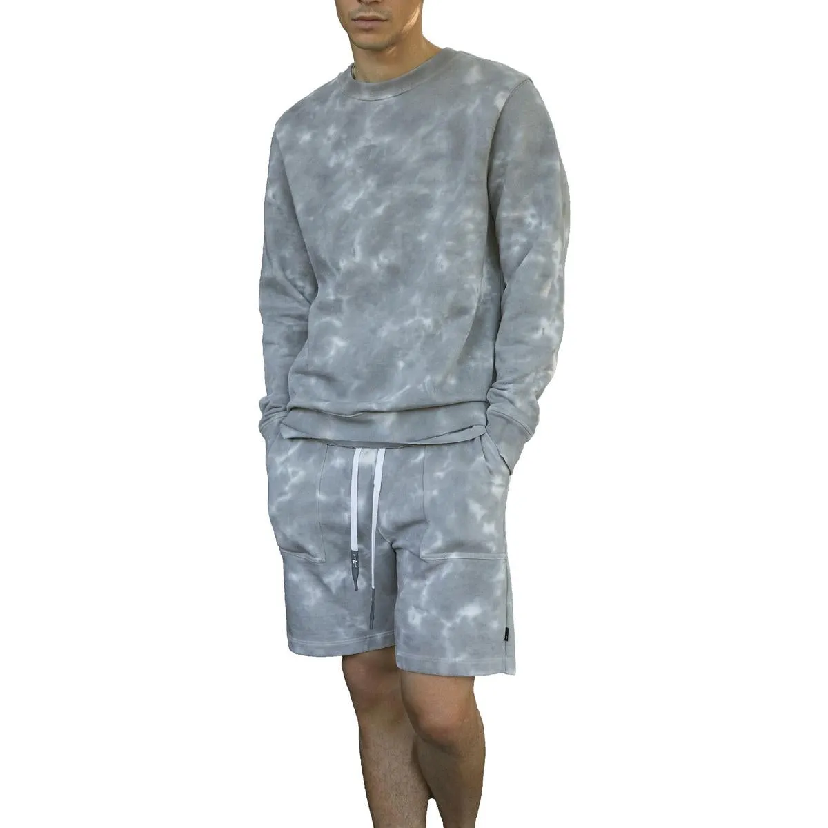 Mens Tie-Dye Cotton Casual Shorts