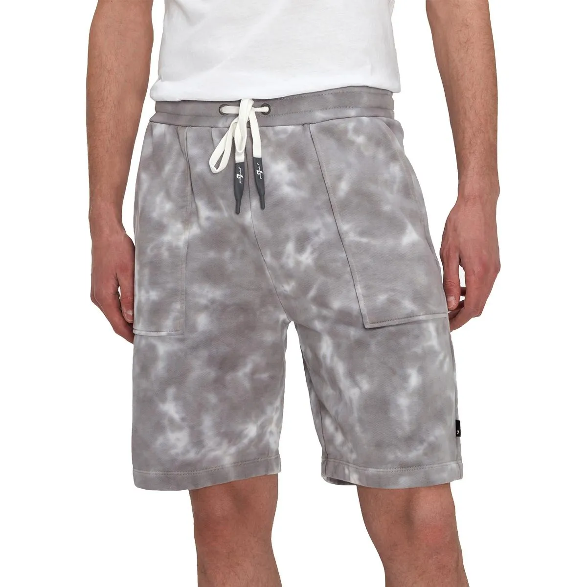 Mens Tie-Dye Cotton Casual Shorts